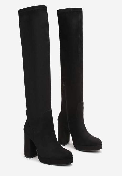 Czarne Kozaki na Słupku za Kolano Adarja