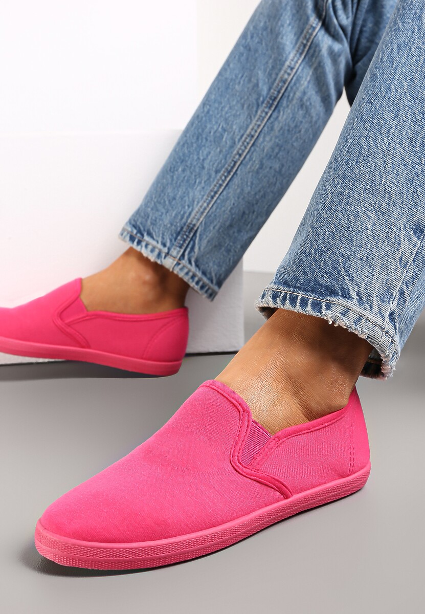 Fuksjowe Wsuwane Tenisówki Materiałowe Jaylisa