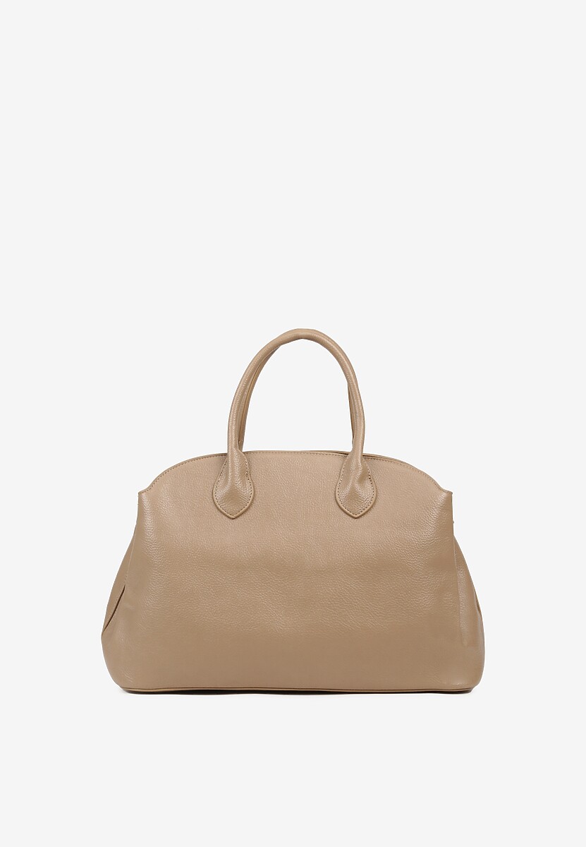 Bordowa Torebka Shopperka na Ramię z Paskiem Arovire