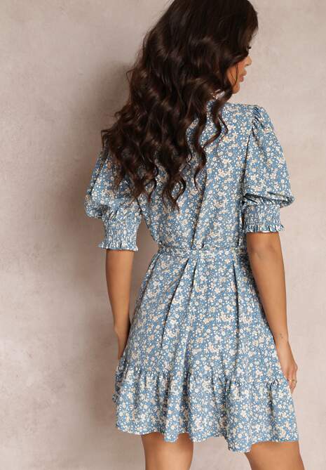 Niebieska Sukienka Praxusa