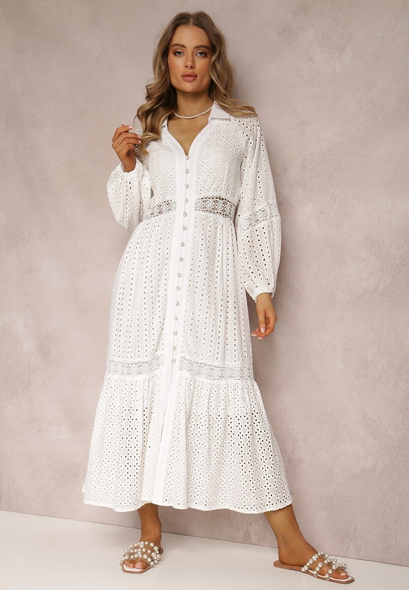 Biała Sukienka Kally