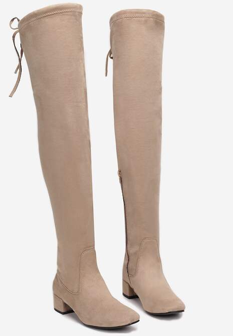 Beżowe Kozaki Genial