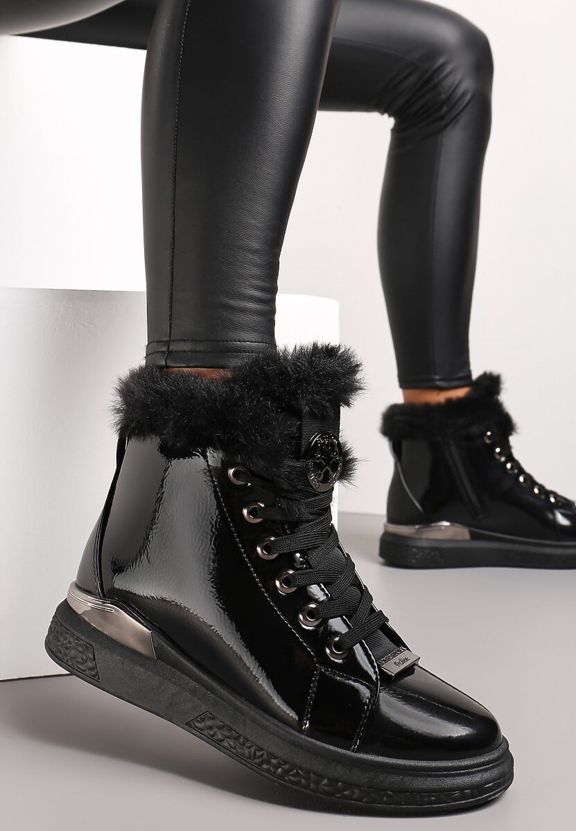 Czarne Botki Doretta