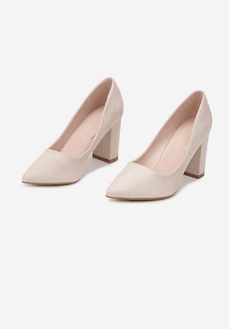 Beżowe Czółenka Omphele