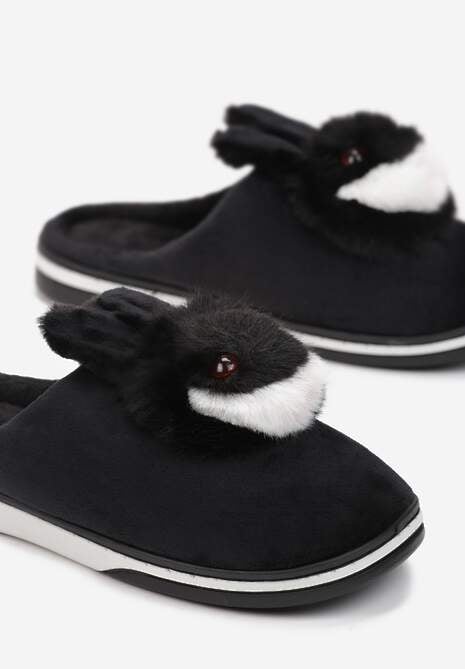 Czarne Kapcie Antinna