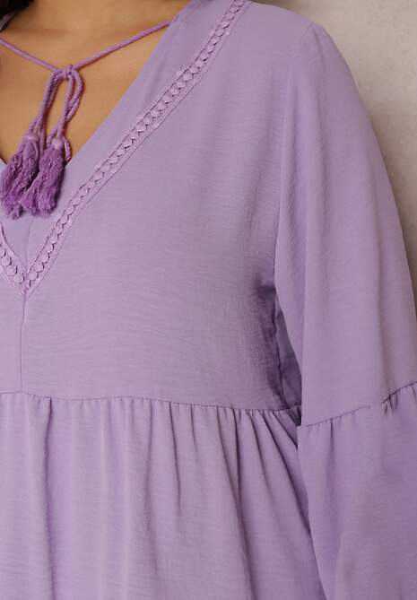 Fioletowa Sukienka Thelike