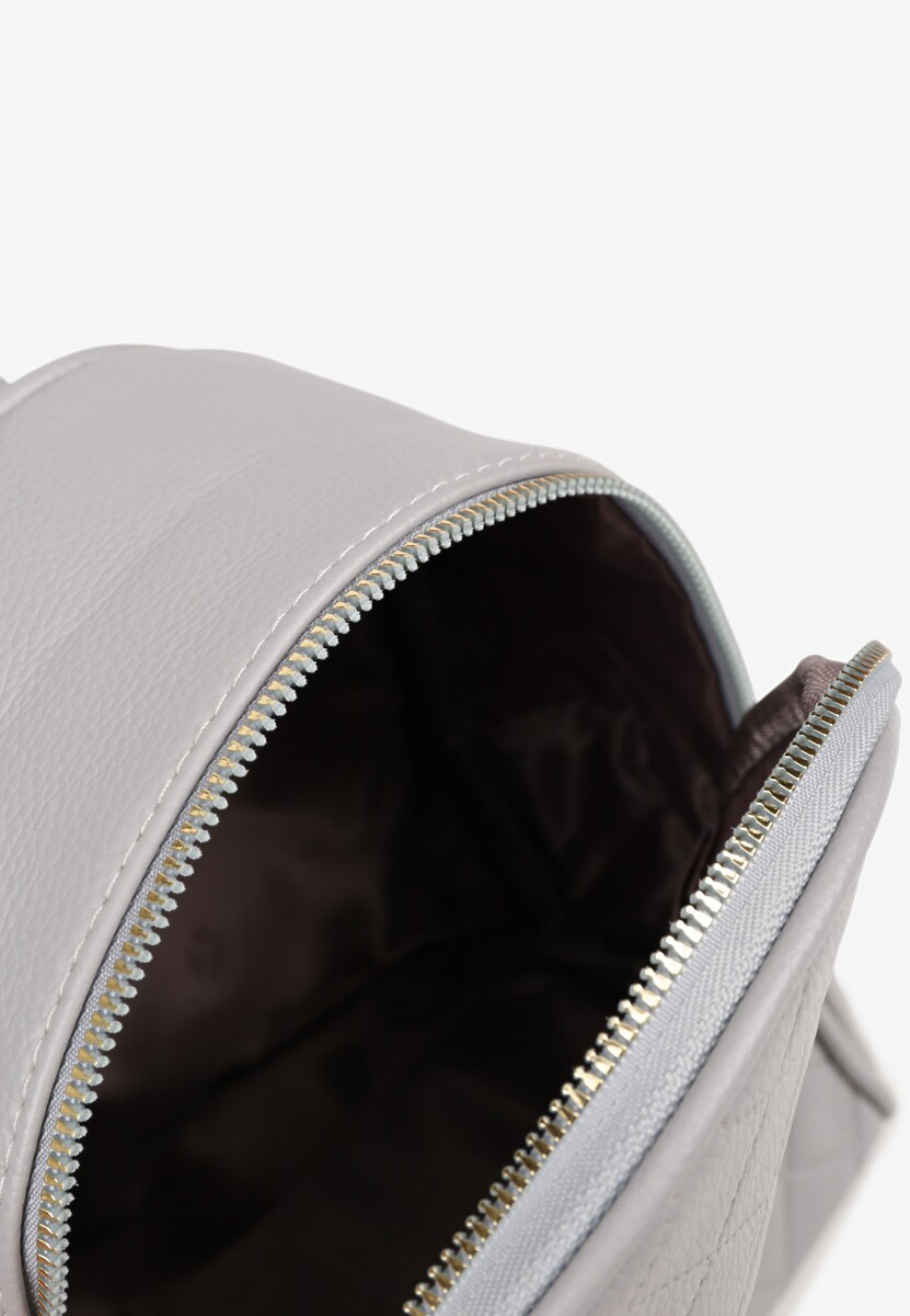 Szary Plecak Ozdobiony Pikowaniem Banilitia