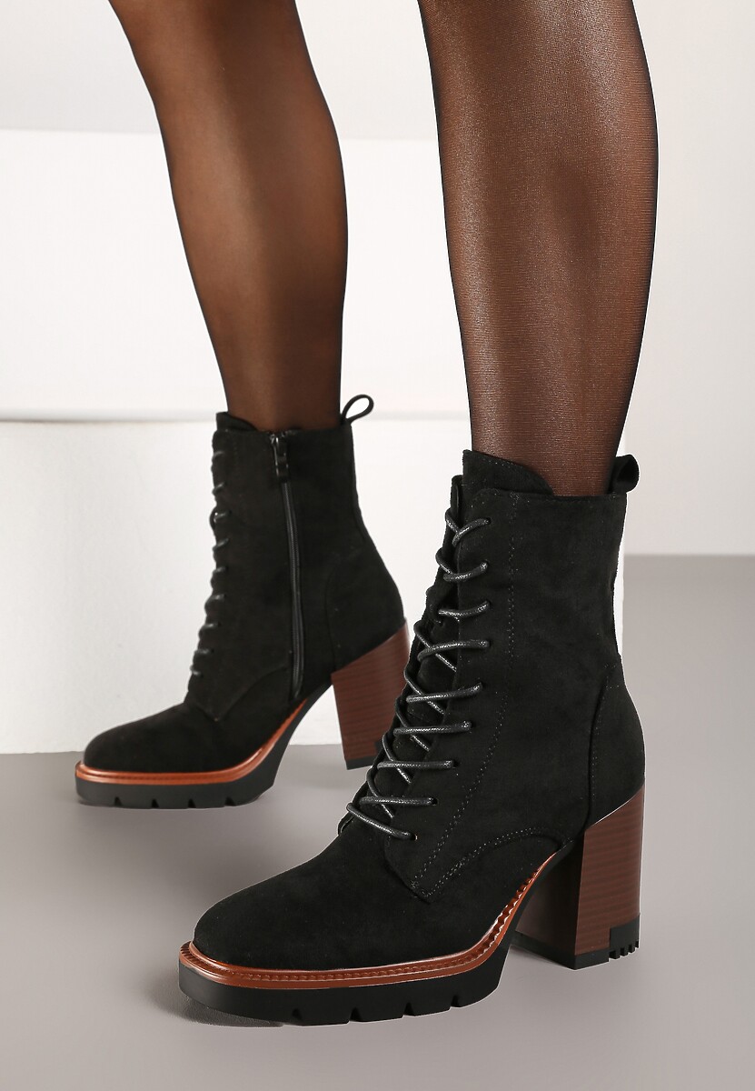 Czarne Botki Edme