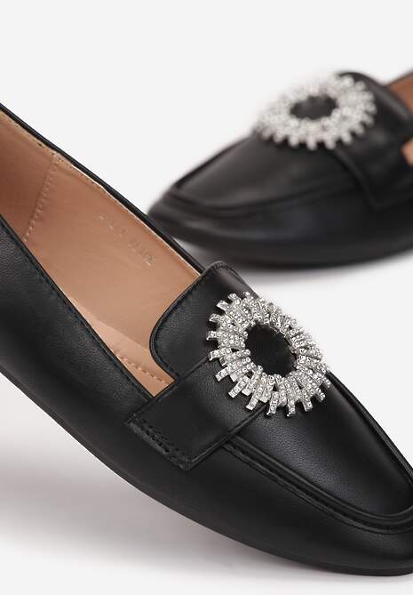 Czarne Mokasyny Lizzi