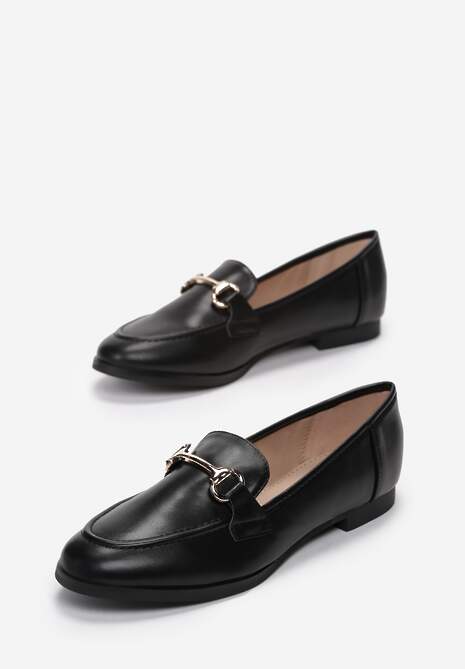Czarne Mokasyny Sakina