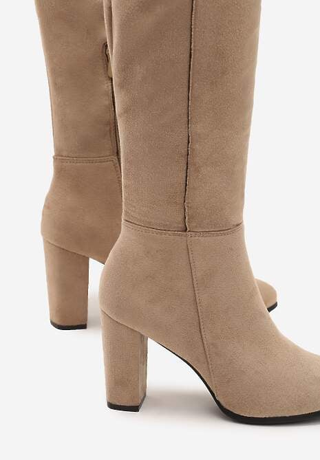 Beżowe Kozaki Magic Balls