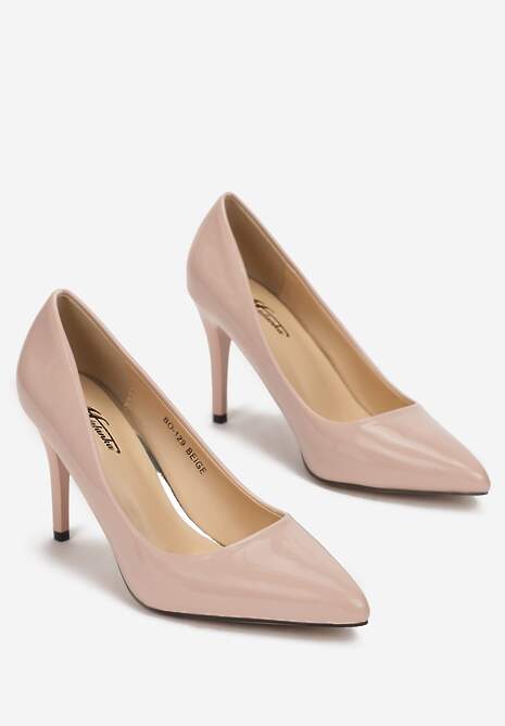 Beżowe Szpilki Helireanes