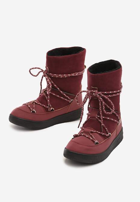 Bordowe Śniegowce Night Magic