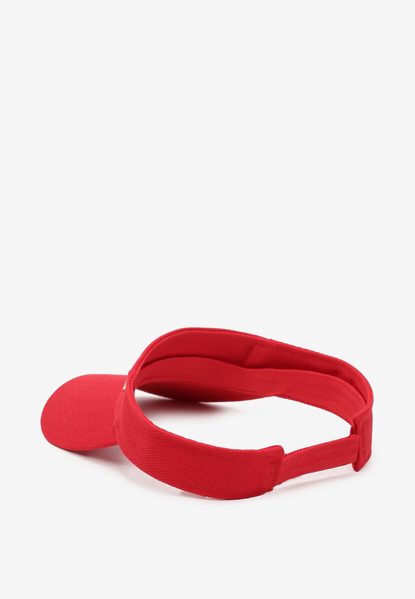 Czerwony Kapelusz Daszek na Rzep z Regulacją z Tyłu Chibii