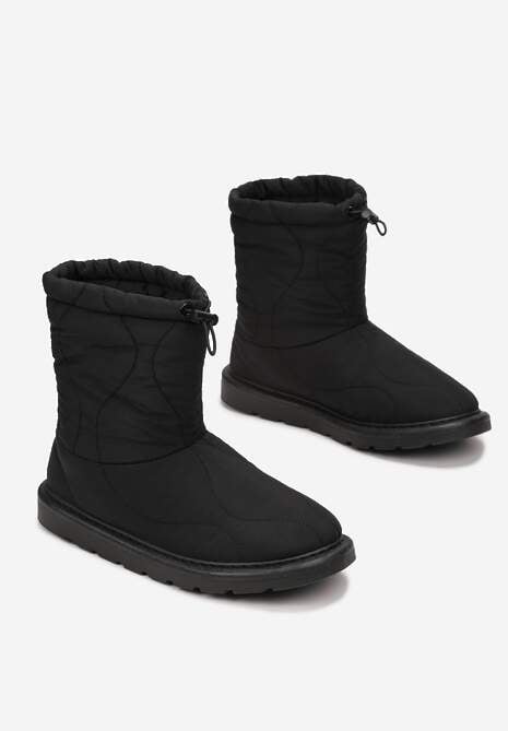 Czarne Śniegowce Pikowane Lessela