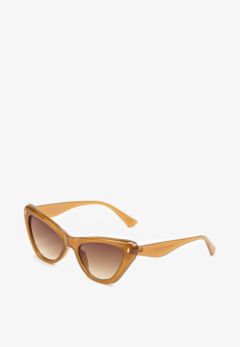 Różowe Okulary Przeciwsłoneczne Cat Eye z Filtrem UV Hernllea