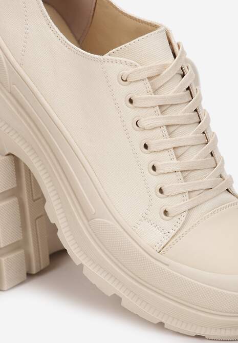 Beżowe Trampki Cythobe