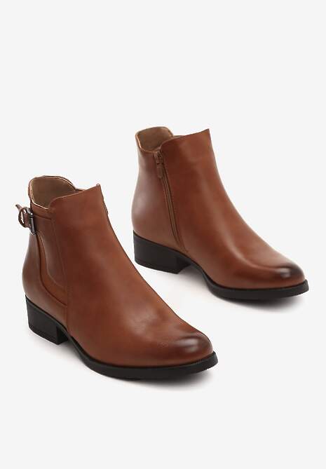 Brązowe Botki Density