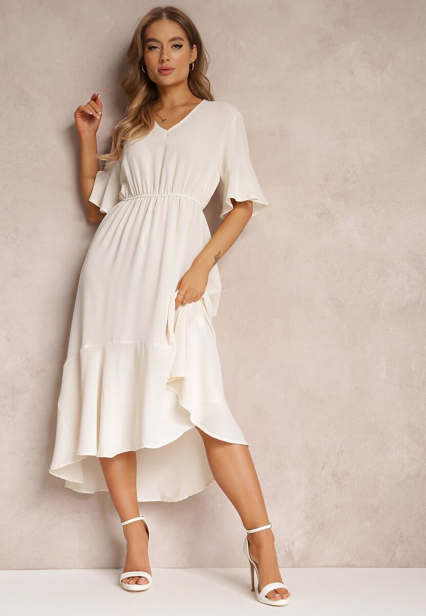 Beżowa Sukienka Parthesio