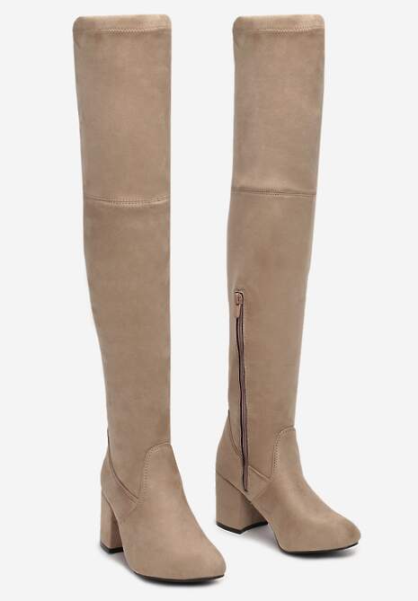 Beżowe Kozaki Pyrmonta