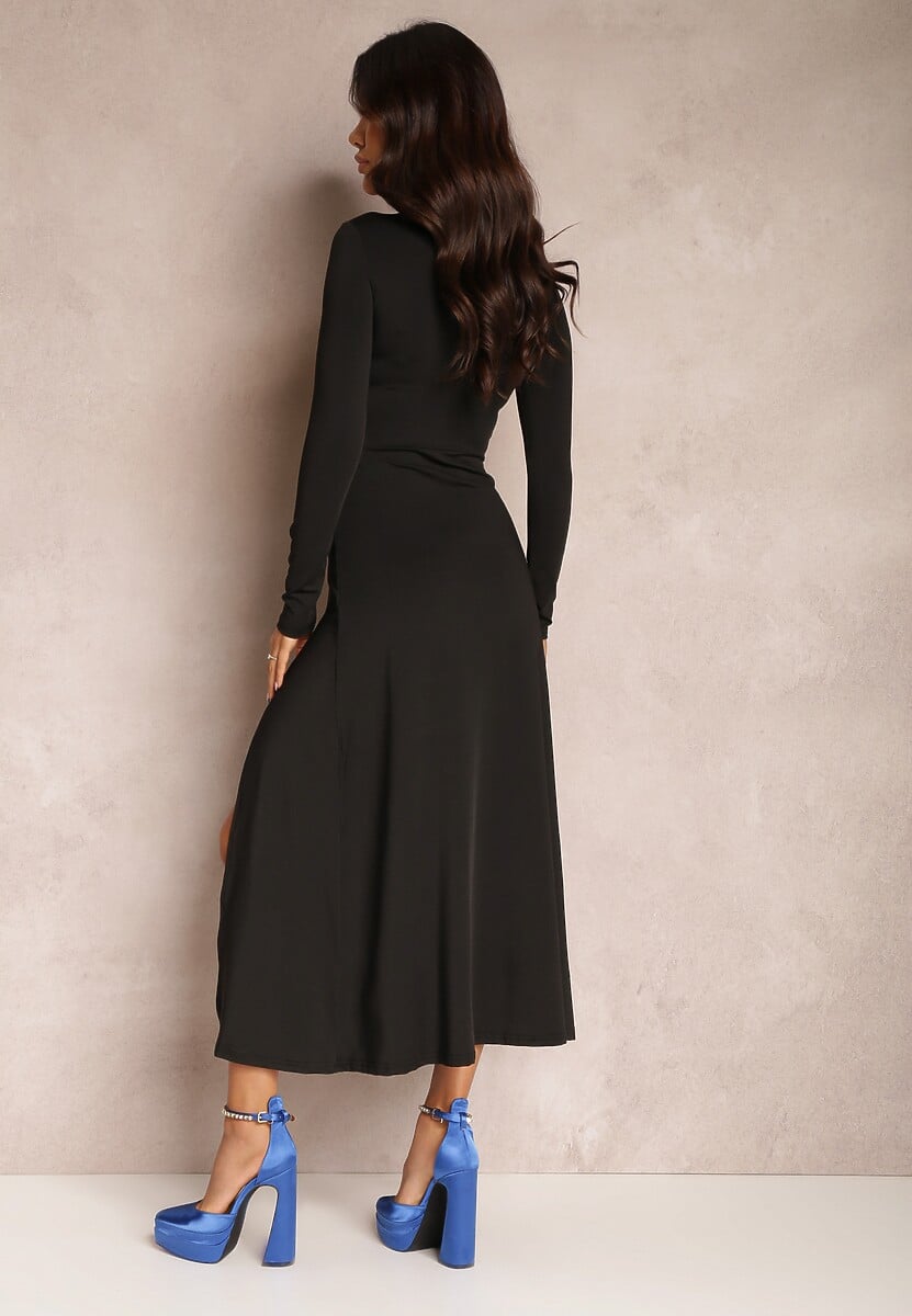 Czarna Sukienka Polora