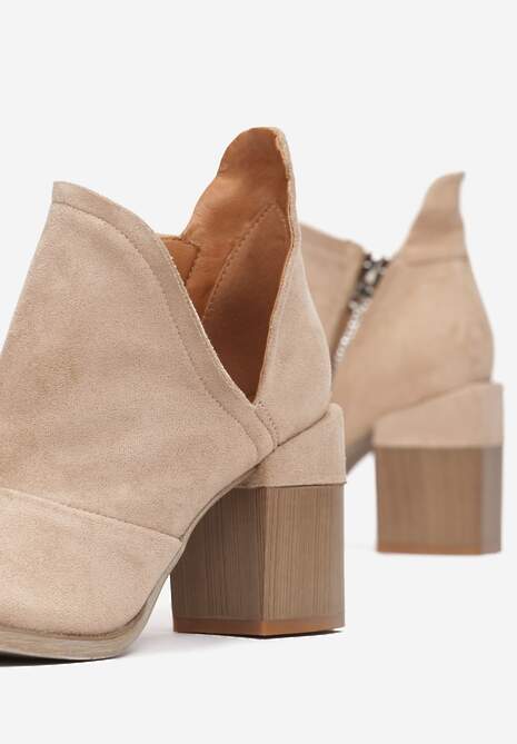 Beżowe Botki Dhysreia