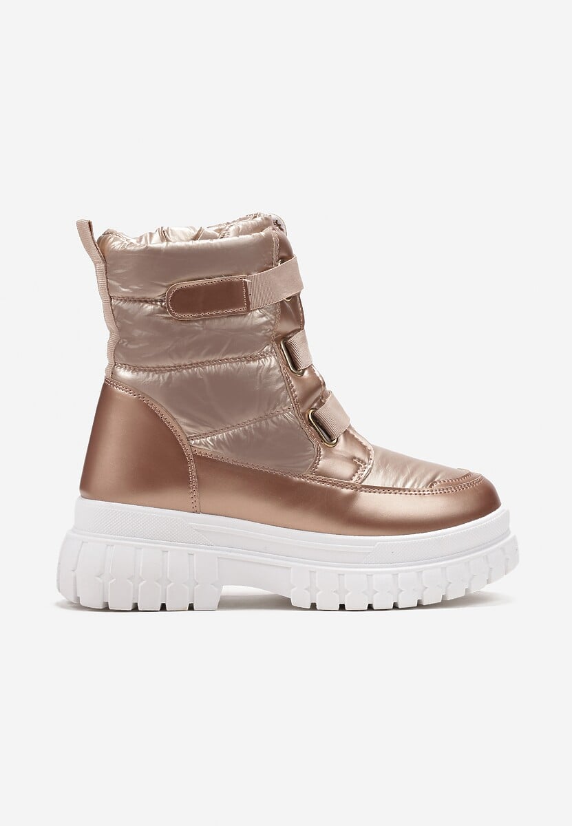 Szampańskie Śniegowce na Grubej Podeszwie Kereza