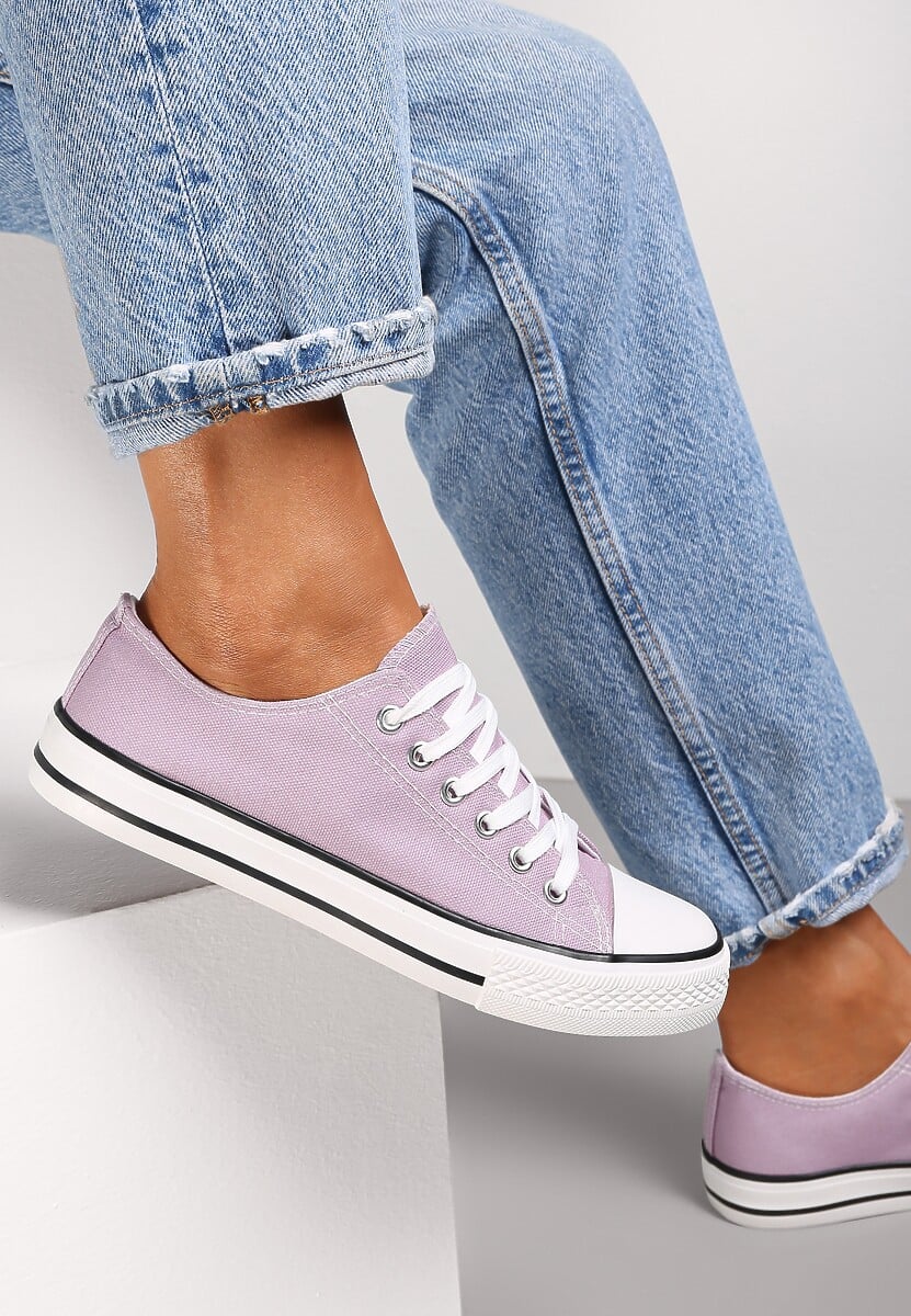 Czarne Trampki Lakelet