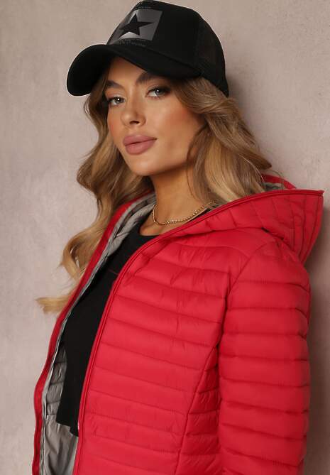 Czerwona Kurtka Pikowana Paranaina