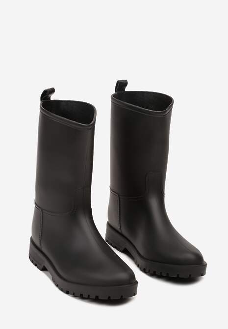 Czarne Casualowe Kalosze Dirrive