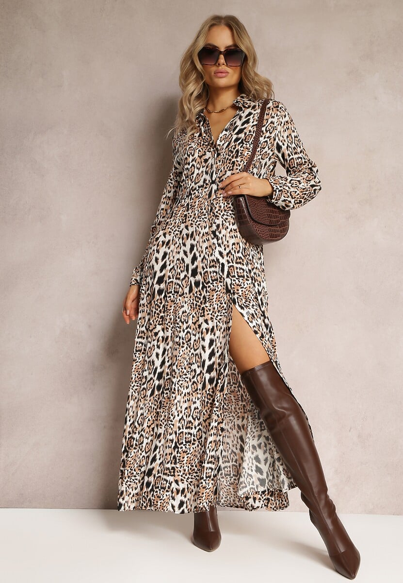 Beżowa Sukienka Undihaneh