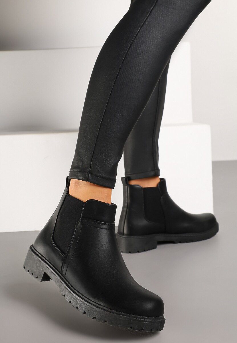 Czarne Botki Hillridge