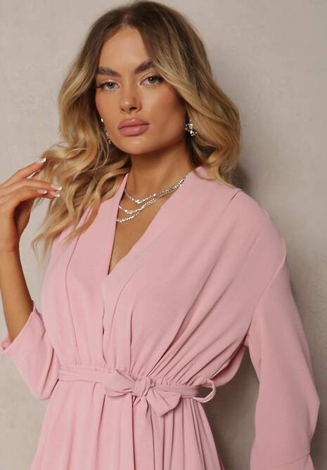 Ciemnoróżowa Sukienka Canopis