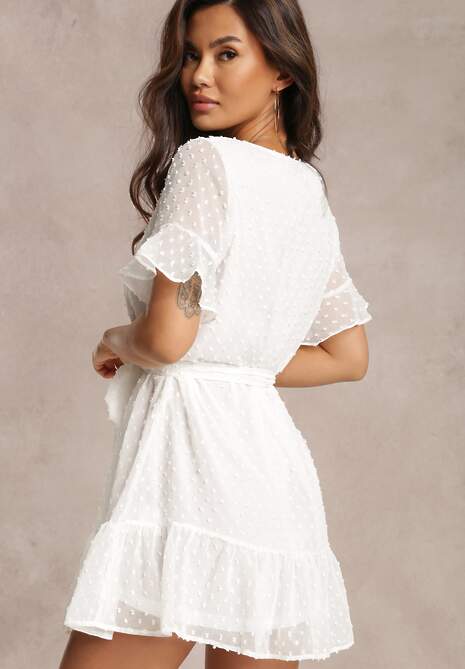 Biała Sukienka Theaniphis