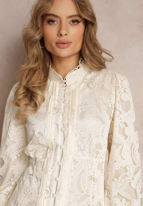 Jasnobeżowa Sukienka Zeeney