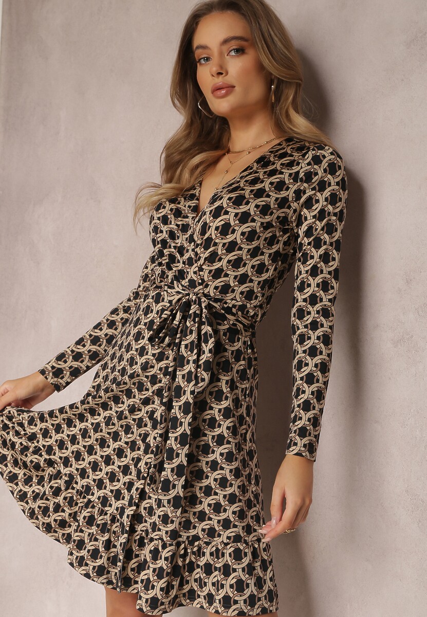 Ciemnobeżowa Sukienka Misso