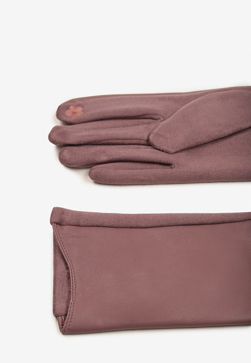 Różowe Rękawiczki w Klasycznym Stylu Frolila