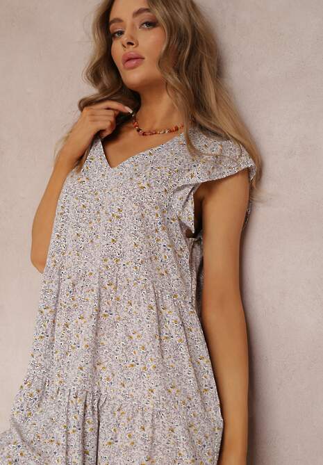 Liliowa Sukienka Viviatune