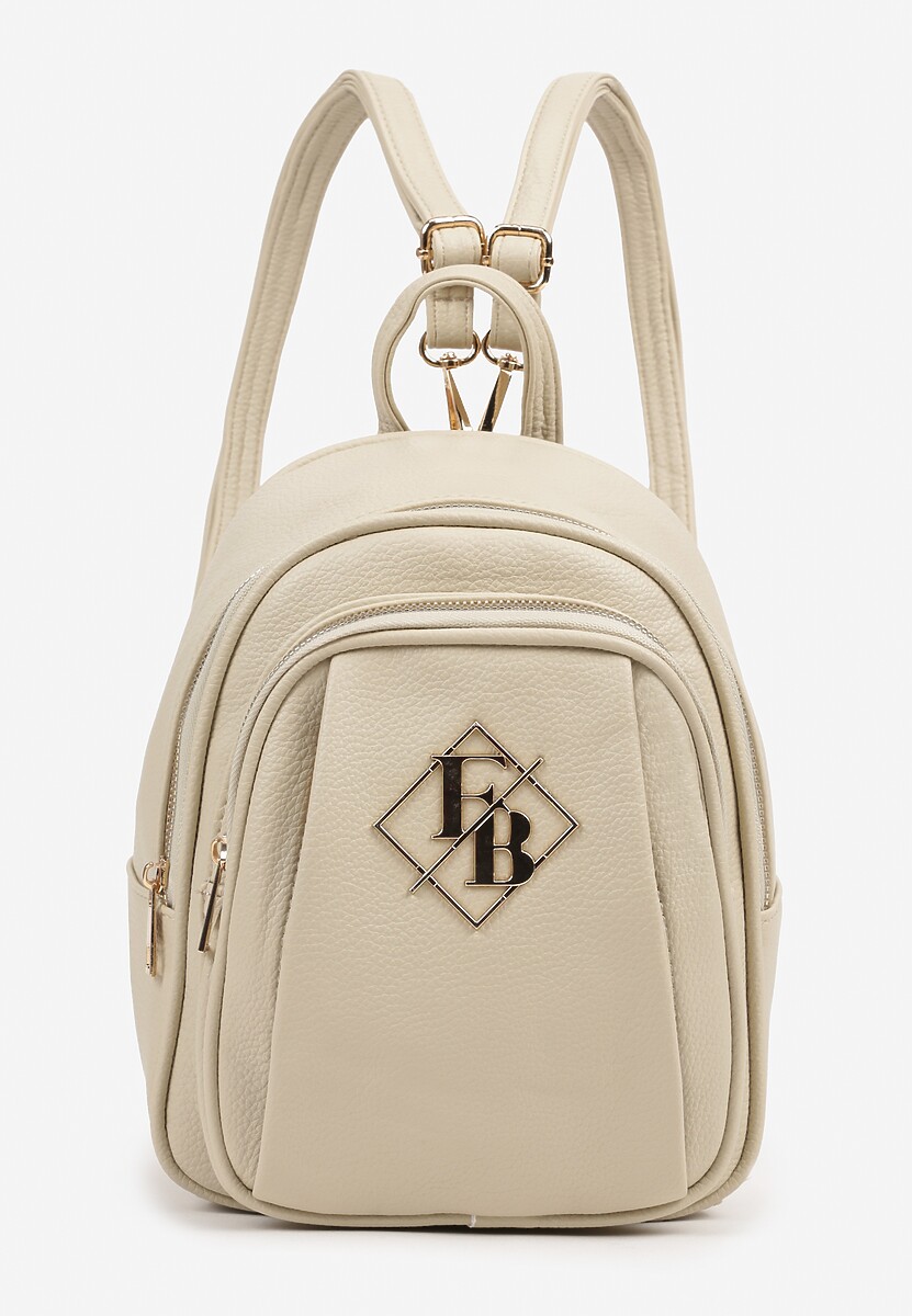 Czarny Trapezowy Plecak Zdobiony Elegancką Aplikacją Nanilia