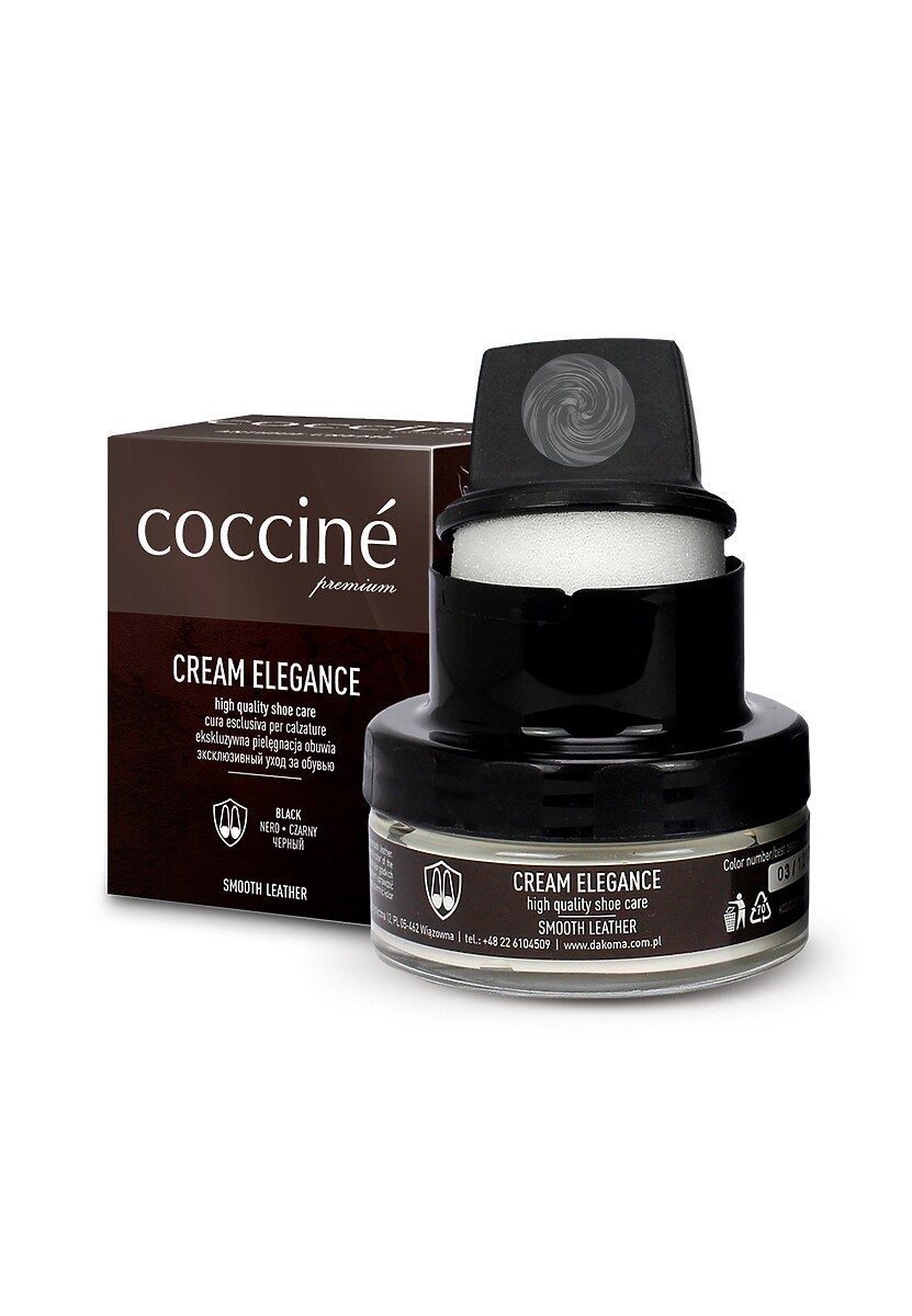 Ciemnoszary Krem do  Pielęgnacji Obuwia Coccine