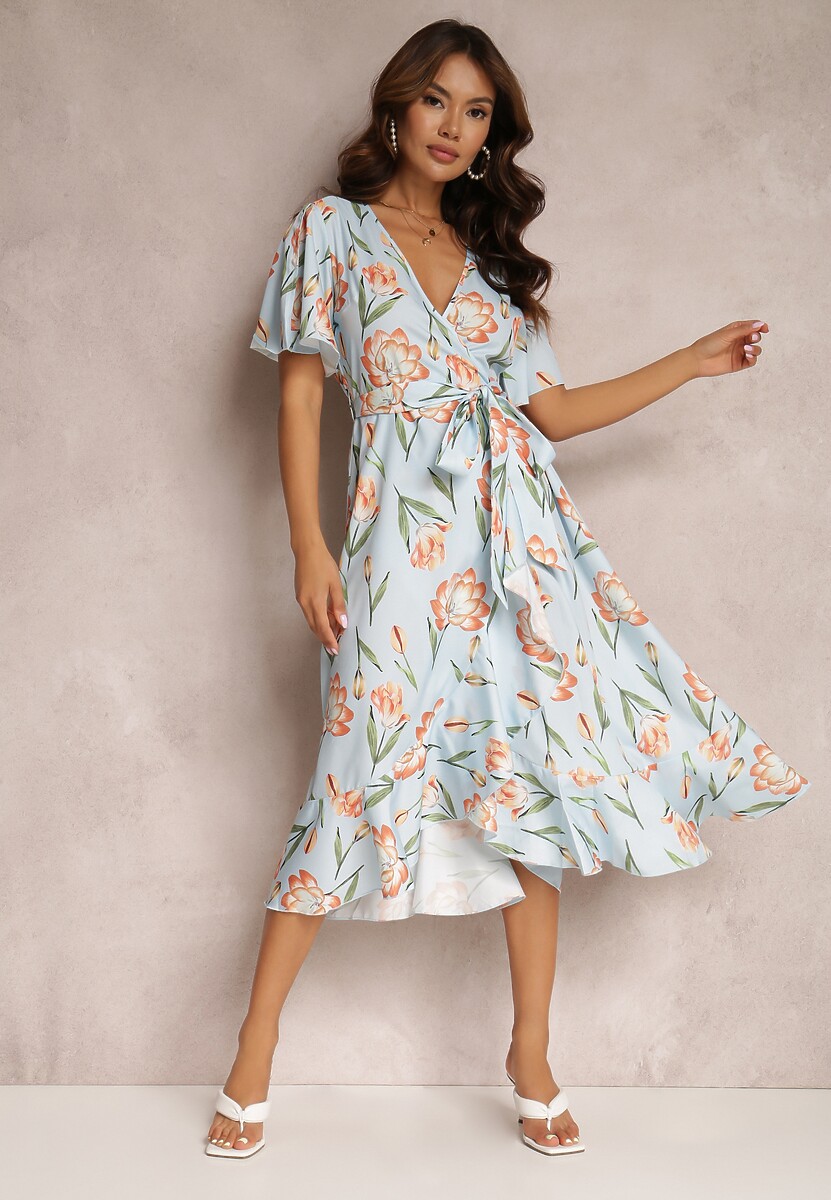 Jasnoniebieska Sukienka Zinano