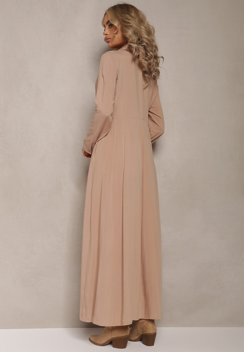 Ciemnobeżowa Sukienka Hillcrest