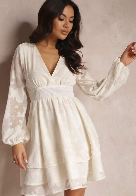 Kremowa Sukienka Maerista