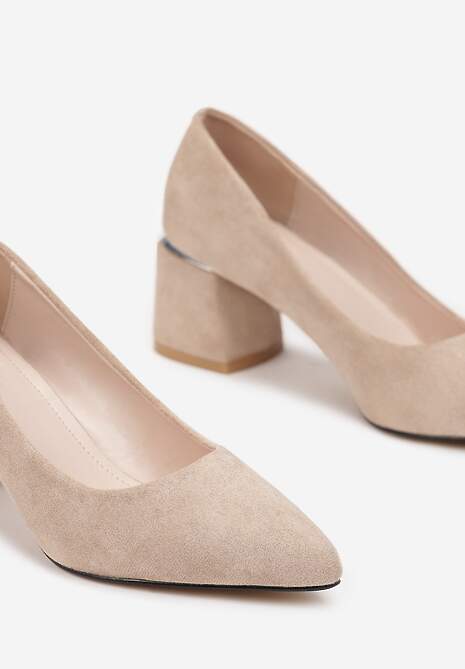 Beżowe Czółenka Sireirene