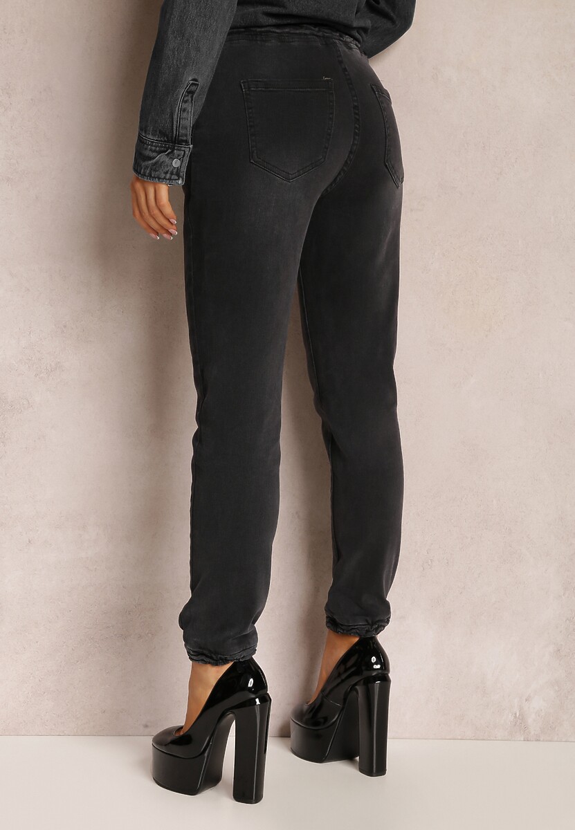 Czarne Jeansy Joggery Ketsiah