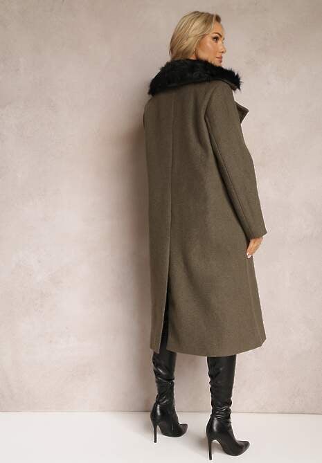 Ciemnozielony Płaszcz Amatheris