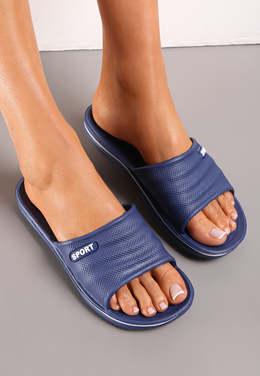 Czarne Klapki z Pianki na Basen Dimani