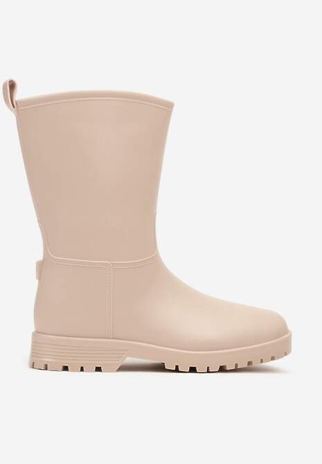 Beżowe Casualowe Kalosze Dirrive