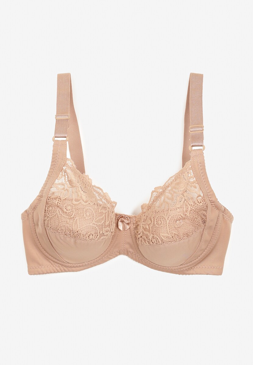 Ciemnobeżowy Biustonosz Typu Full Cup Vikiirona