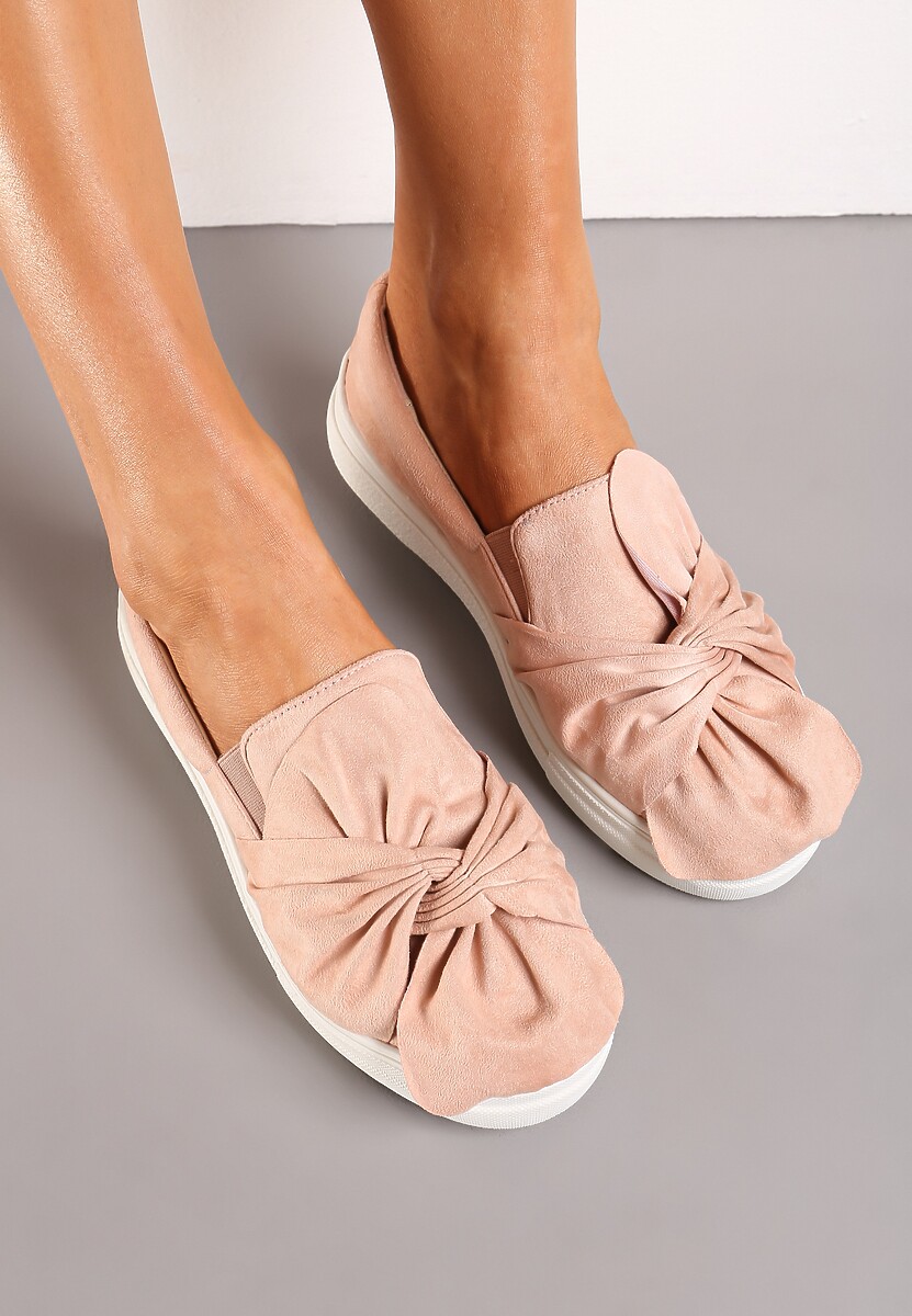 Różowe Tenisówki Houndstooth